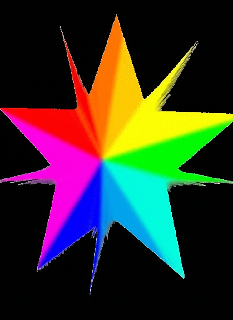 Spinning star